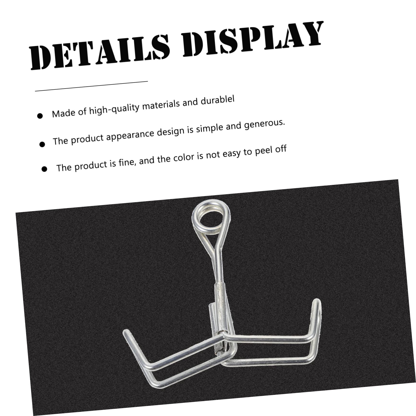 HOMOCONO 10 Pcs Spring Water Stop Clip Shut off Clamps Control Tube Clip Hoses Air Hose Tubing Clamp Water Tube Flow Clip Spring Hose Clamp Tubing Clip Carbon Steel Galvanized Silver