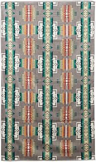 PENDLETON(ペンドルトン) オーバーサイズジャガードスパタオル 178×102cm グレー Oversized Jacquard Spa Towel XB233-51108 [並行輸入品]
