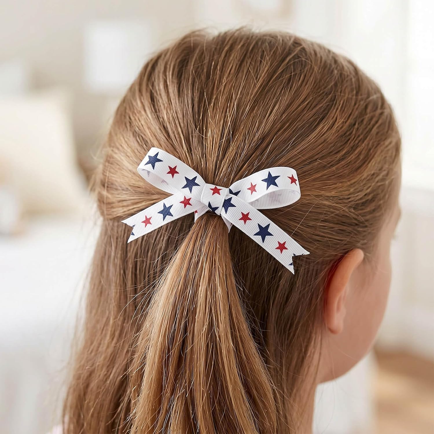 250th Anniversary Patriotic Ribbon, 9 Pack 3/8 Inch Red White and Blue Grosgrain Ribbons for 4th of July USA Independence Day Craft Gift Wrapping