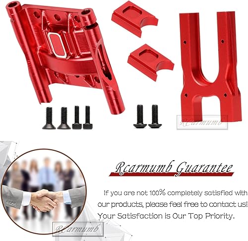 Miniatura 7 de Rcarmumb Pieza de actualización de montaje central para ARRMA 18 KratonNotoriousOutcastTalionTyphon,17 FelonyInfractionFireteamMojaveLimitless RC,