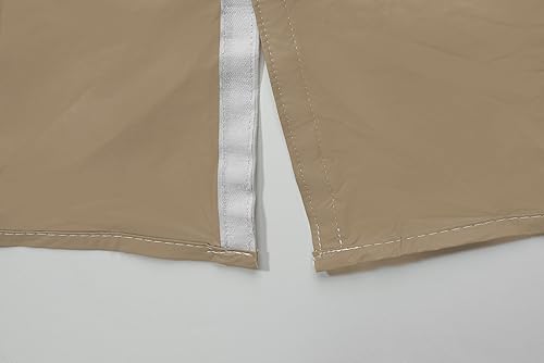 Miniatura 3 de Protective Covers 1158-TN - Juego de mesa y silla de patio resistente a la intemperie, 48 x 54 pulgadas, mesa redonda, marrón - 1158-TN