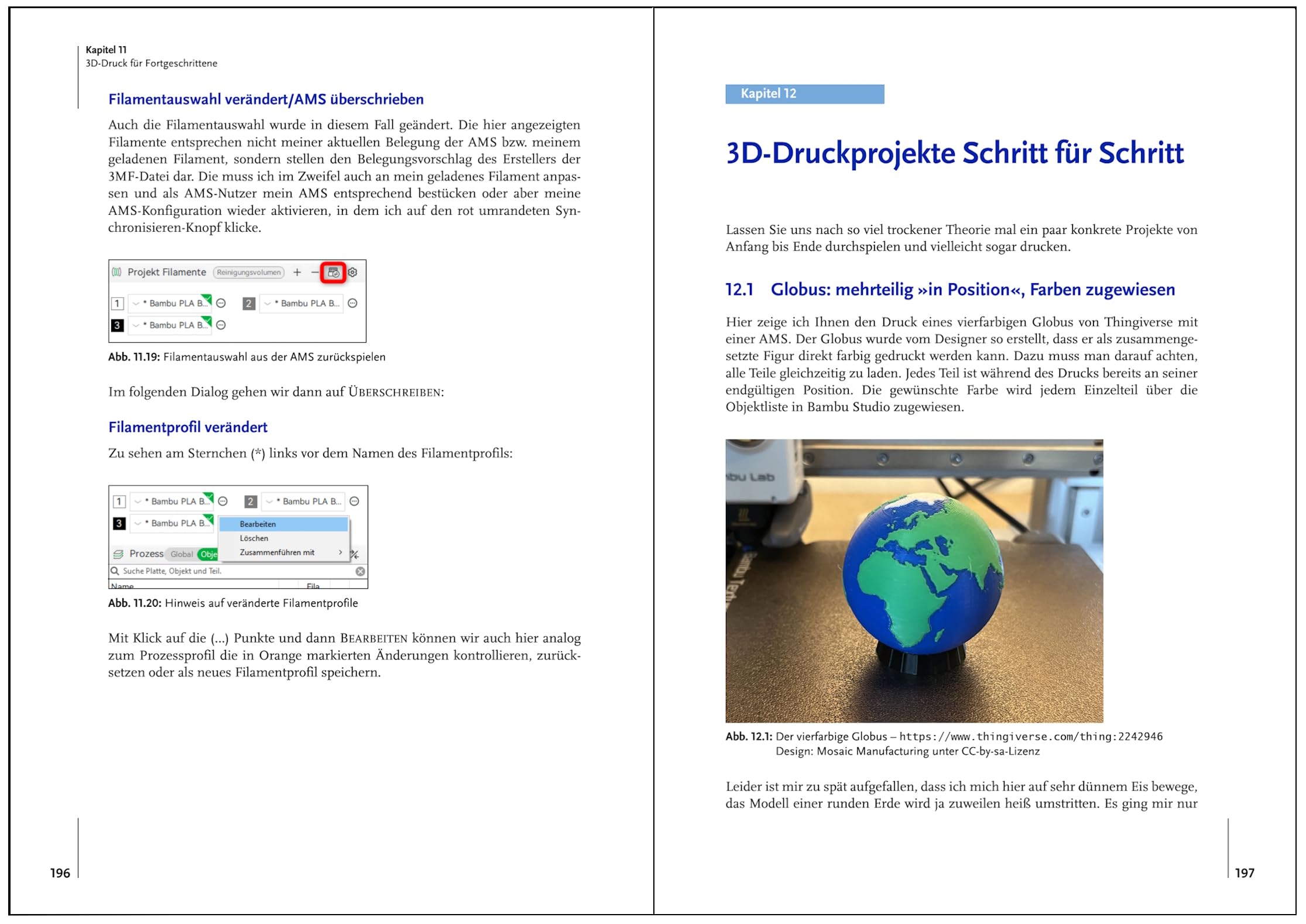 3D-Druck mit Bambu Lab: Das Praxisbuch für alle Modelle der Serien Bambu Lab A1, A1 mini, X1, P1, P2 und H2 (mitp Praxis)