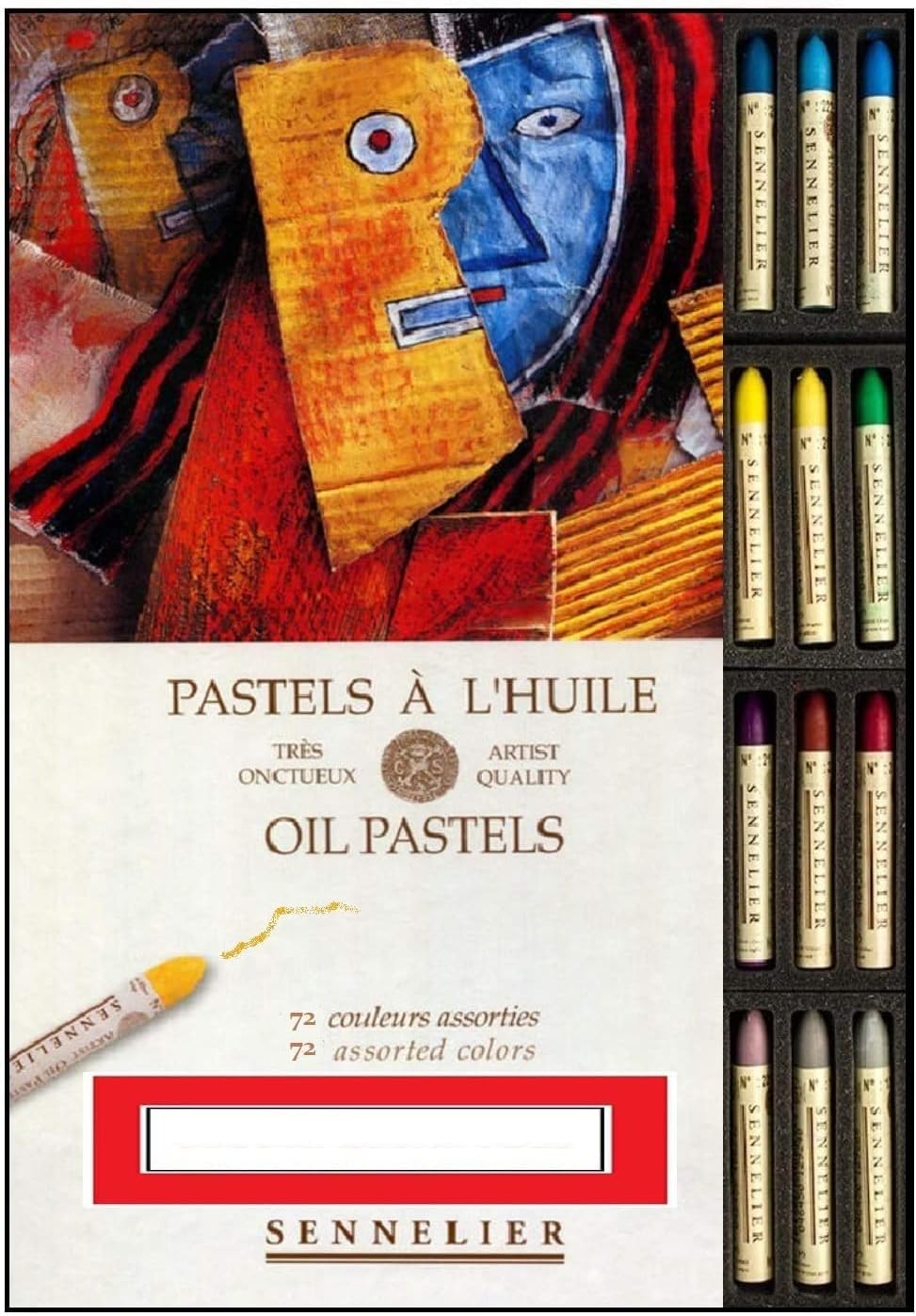 Sennelier Pastels Oil 72 Colors Artistic Quality (France Import) Made