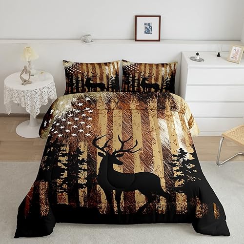 Miniatura 31 de Edredón de Flores Groovy de los años 60, 70 y 80, Flores Rosa, Morado, Amarillo, Juego de Edredón Retro Floral Boho para Niños, Niñas, Juego de