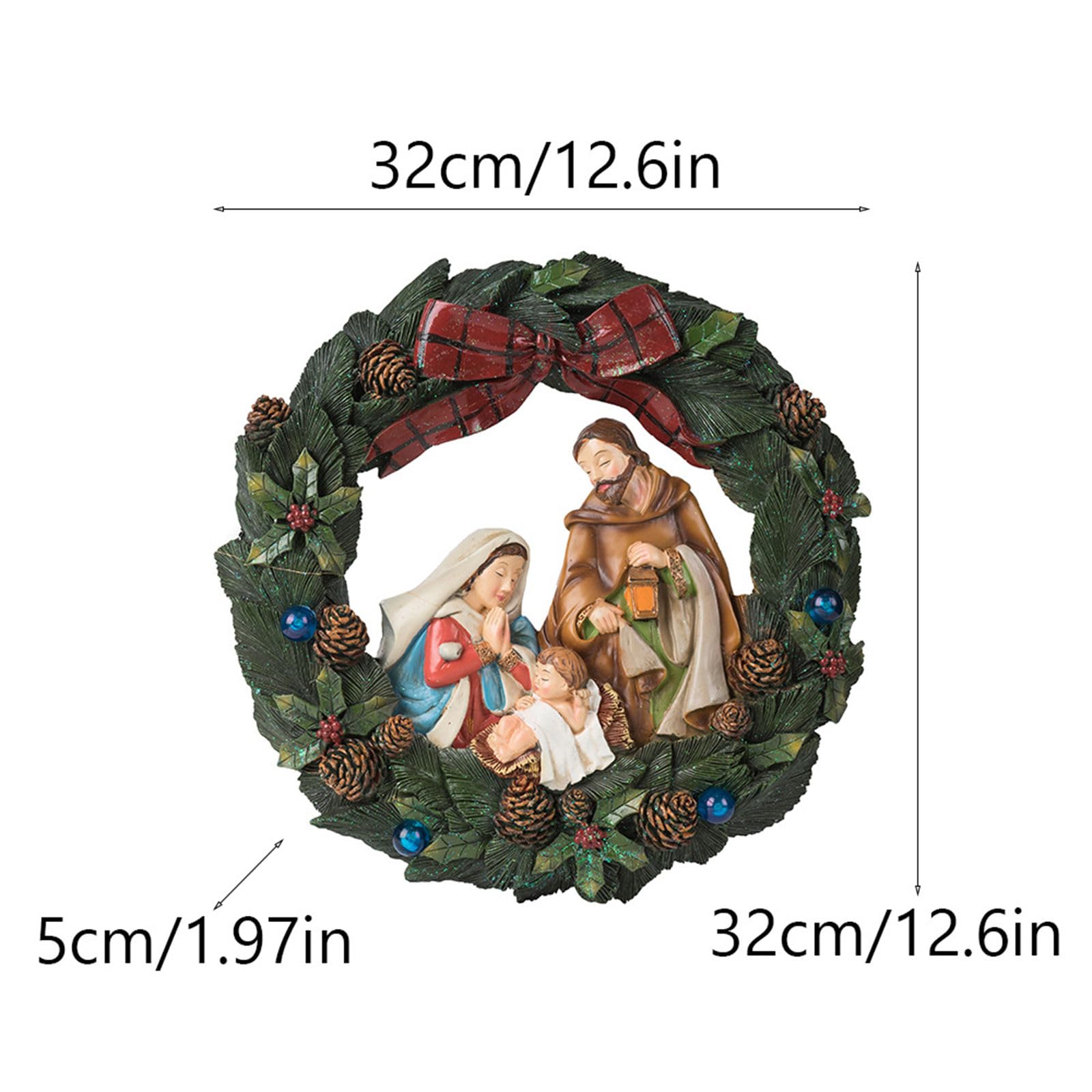 Guirnalda de Navidad multiusos luminosa con diseño de decoración rápida para paredes de puertas y decoraciones creativas para el hogar. Decoración de pared duradera para festivales