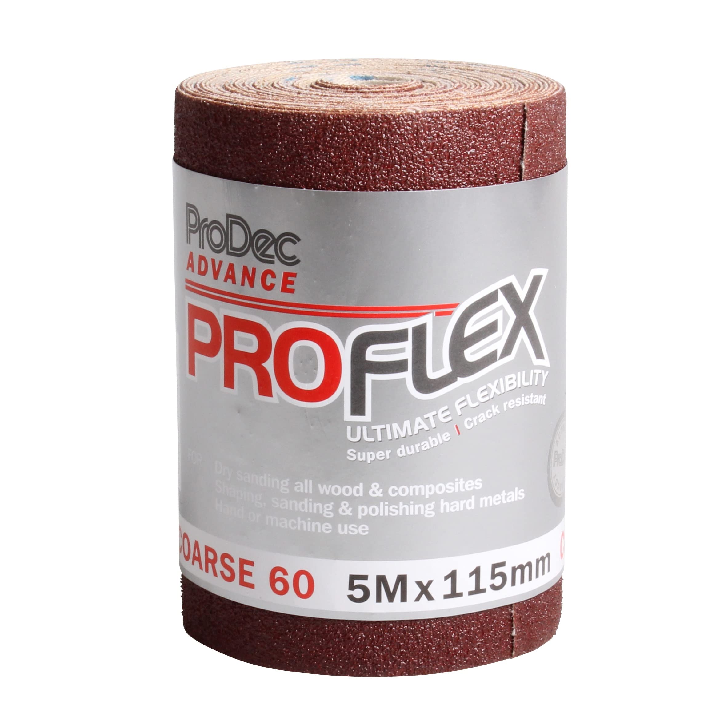 ProDec 5m Roll 180 Grit Zeer Fijne Korrel Groene Aluminium Oxide