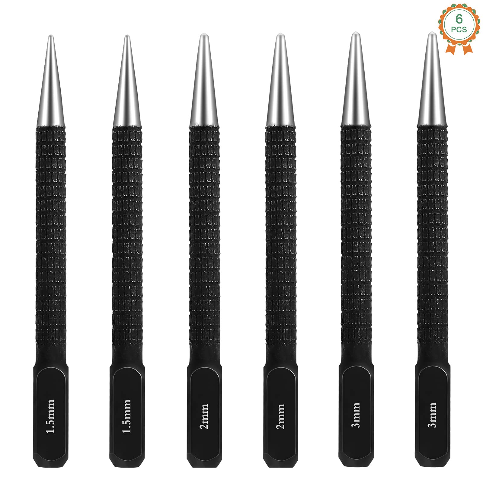Buy 6 PCS Centre Punch Tools Positioning Punch Set Strong Steel Centre