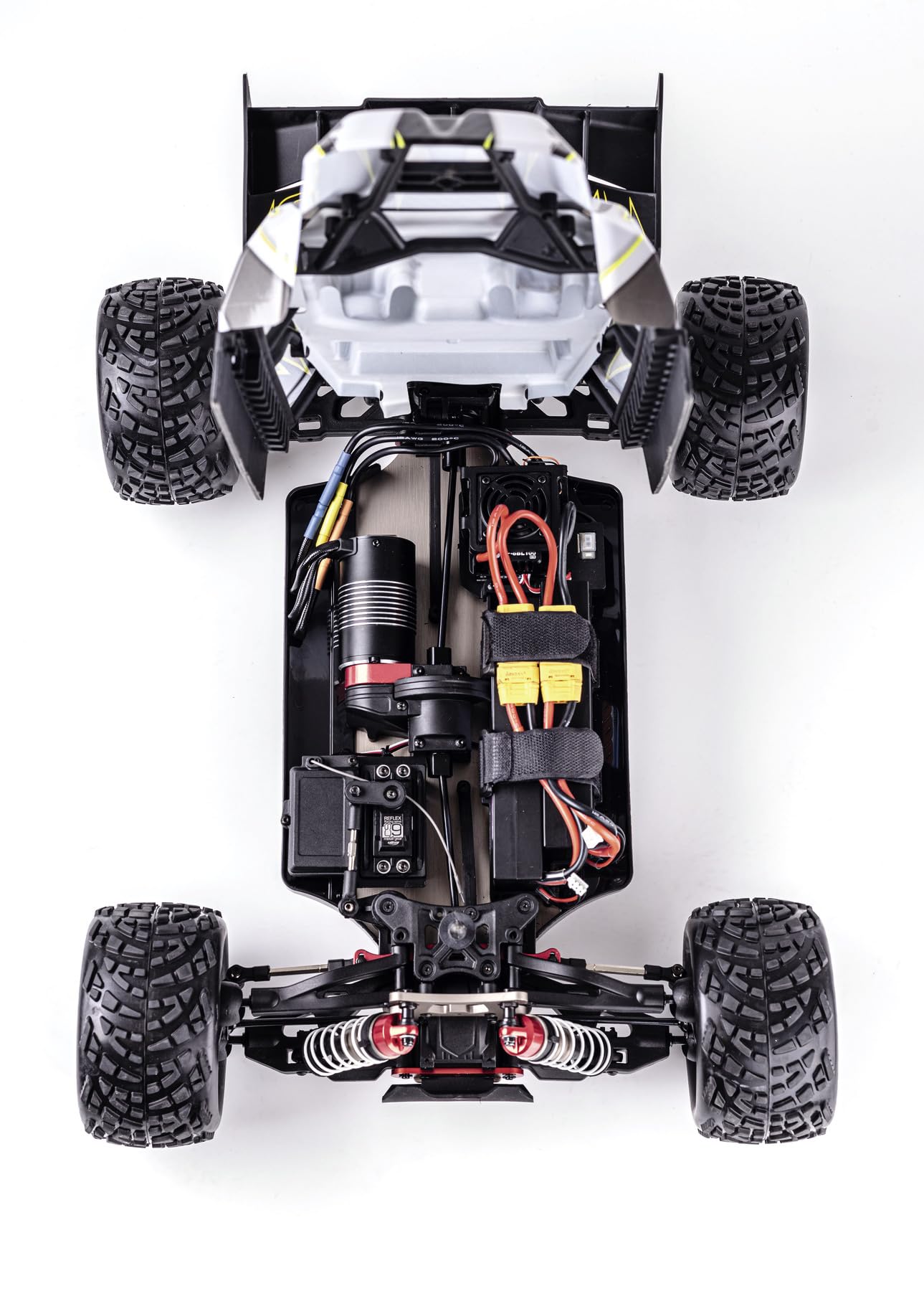 Carson 500409087 1:8 Virus Race 4.3 4S brushless 100% RTR bianco - RC Buggy, auto telecomandata, offroad, alta qualità, veicolo RC, RC car 80 km/h, RC car