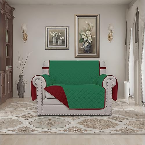 Miniatura 1030 de Easy-Going - Funda reversible para sofá, resistente al agua, con varillas de espuma y correas elásticas, protector de muebles para mascotas y perros