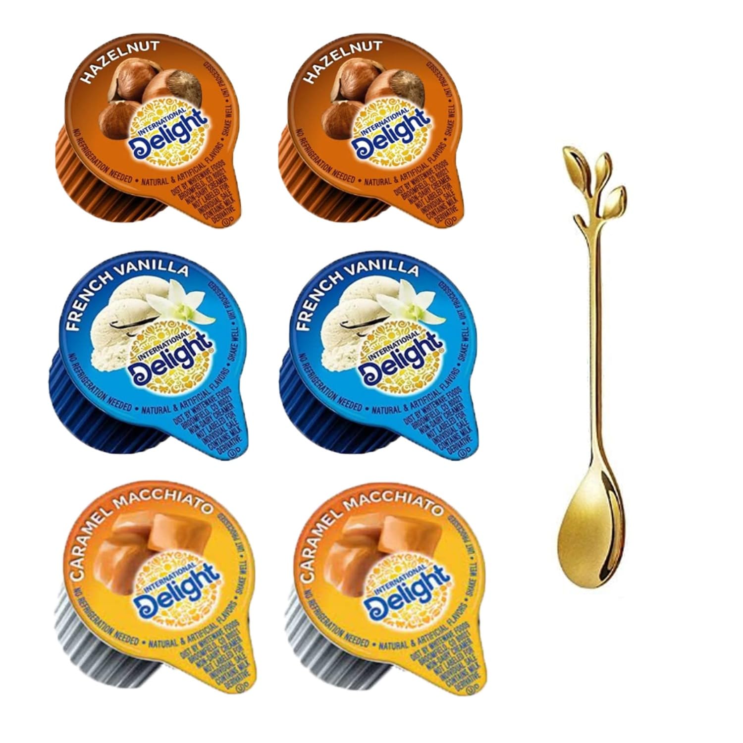 International Delight Creamer Singles Variety Pack, (66