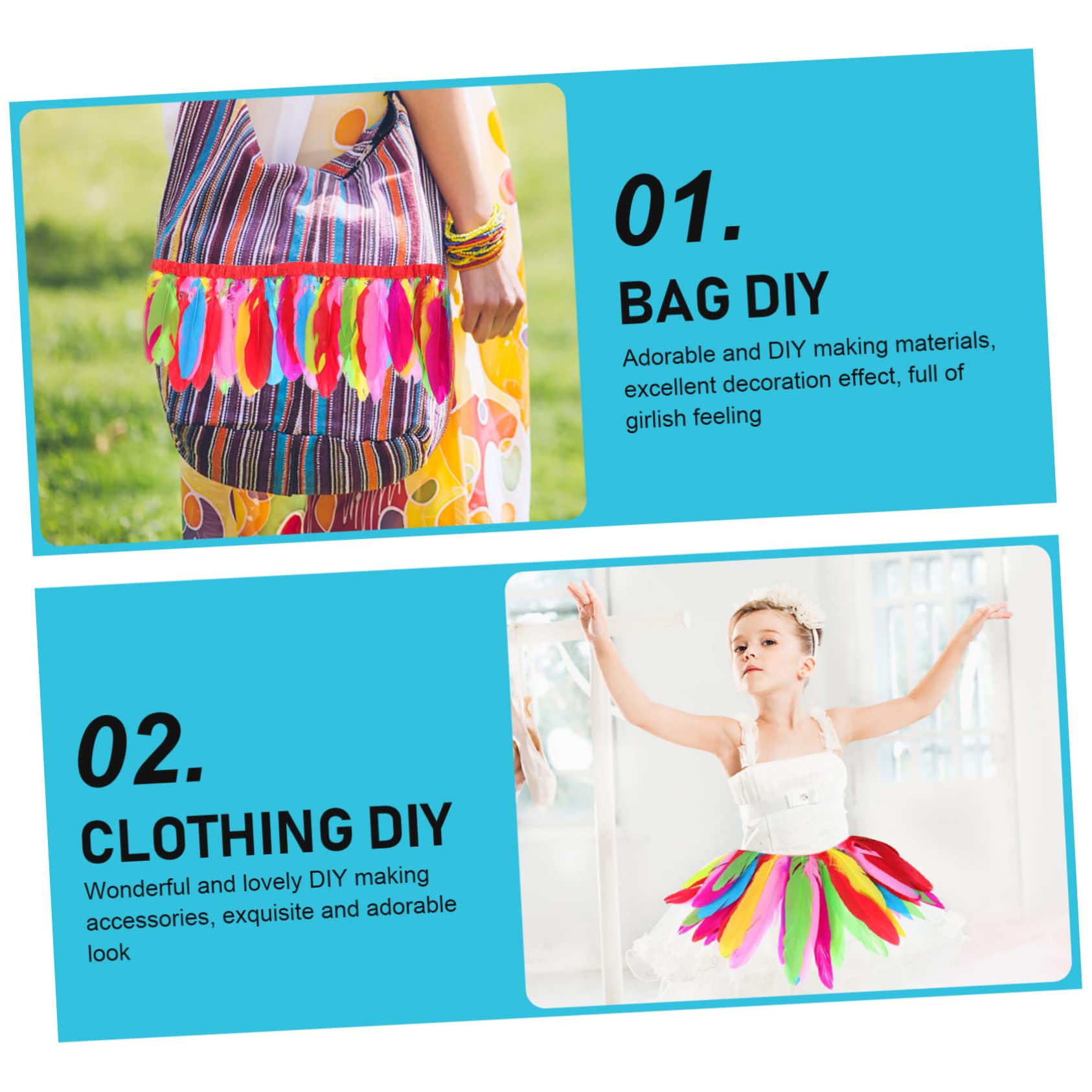 LIFKOME Tiras De y Gruesas De Color Para Decorar Ropa Pluma Diy Materiales De Costura Para De Esponjosa Para Manualidades