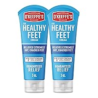 Vista 10 de O'Keeffe's para pies sanos Crema para pies - tubo de 3 oz tamaño viaje (1 paquete) - Alivio garantizado para pies extremadamente agrietados y secos