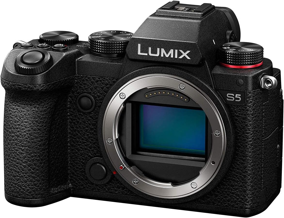 Panasonic LUMIX S5 4K Mirrorless Full-Frame L-Mount Camera (Body Only)