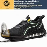 OBQcare Work Shoes Men Lekkie Mężczyźni Buty Robocze Antypoślizgowe Wygodne Sportowe 36-46 EU