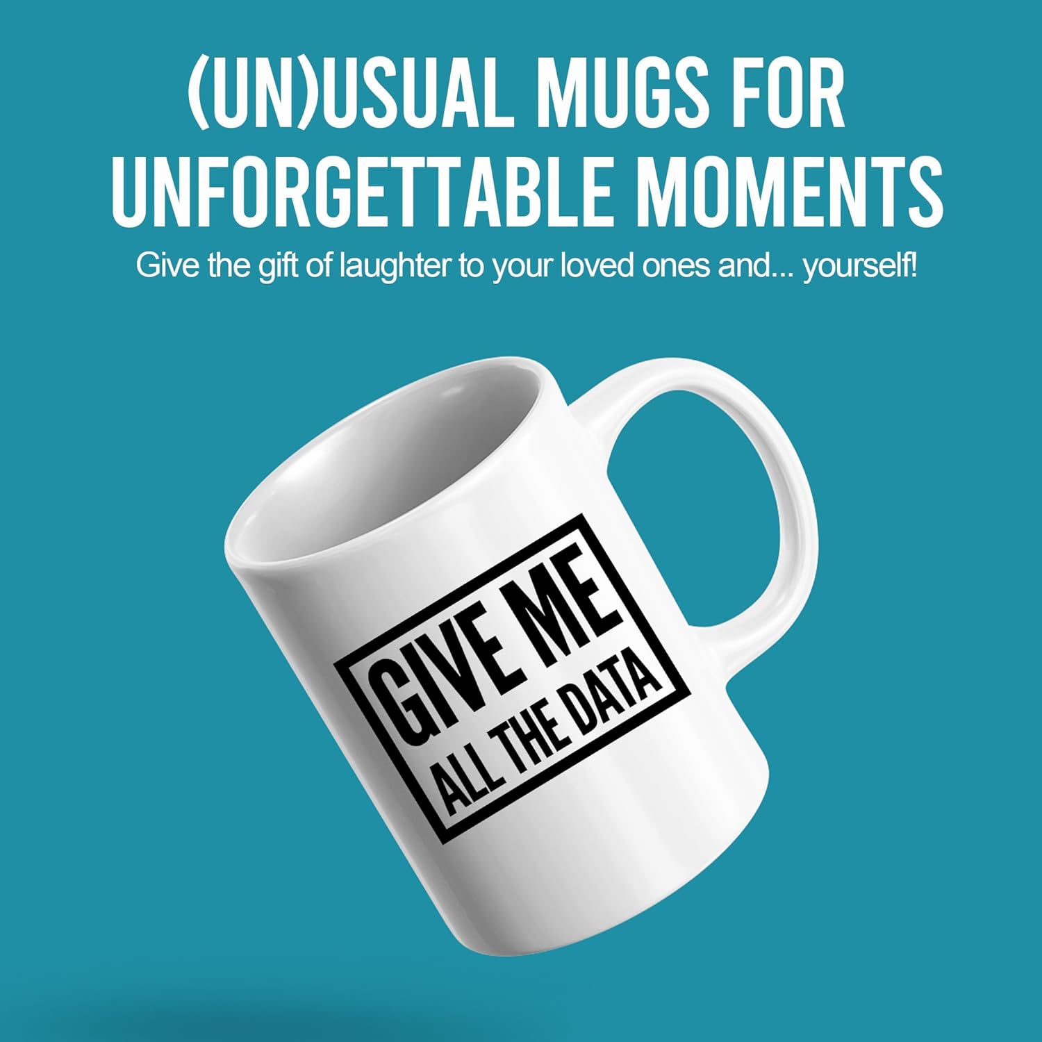 Panvola Give Me All The Data Researcher Scientist Analyst Data Science Computer Geek Ceramic Coffee Mug 11oz White Funny Novelty Drinkware - Image 2