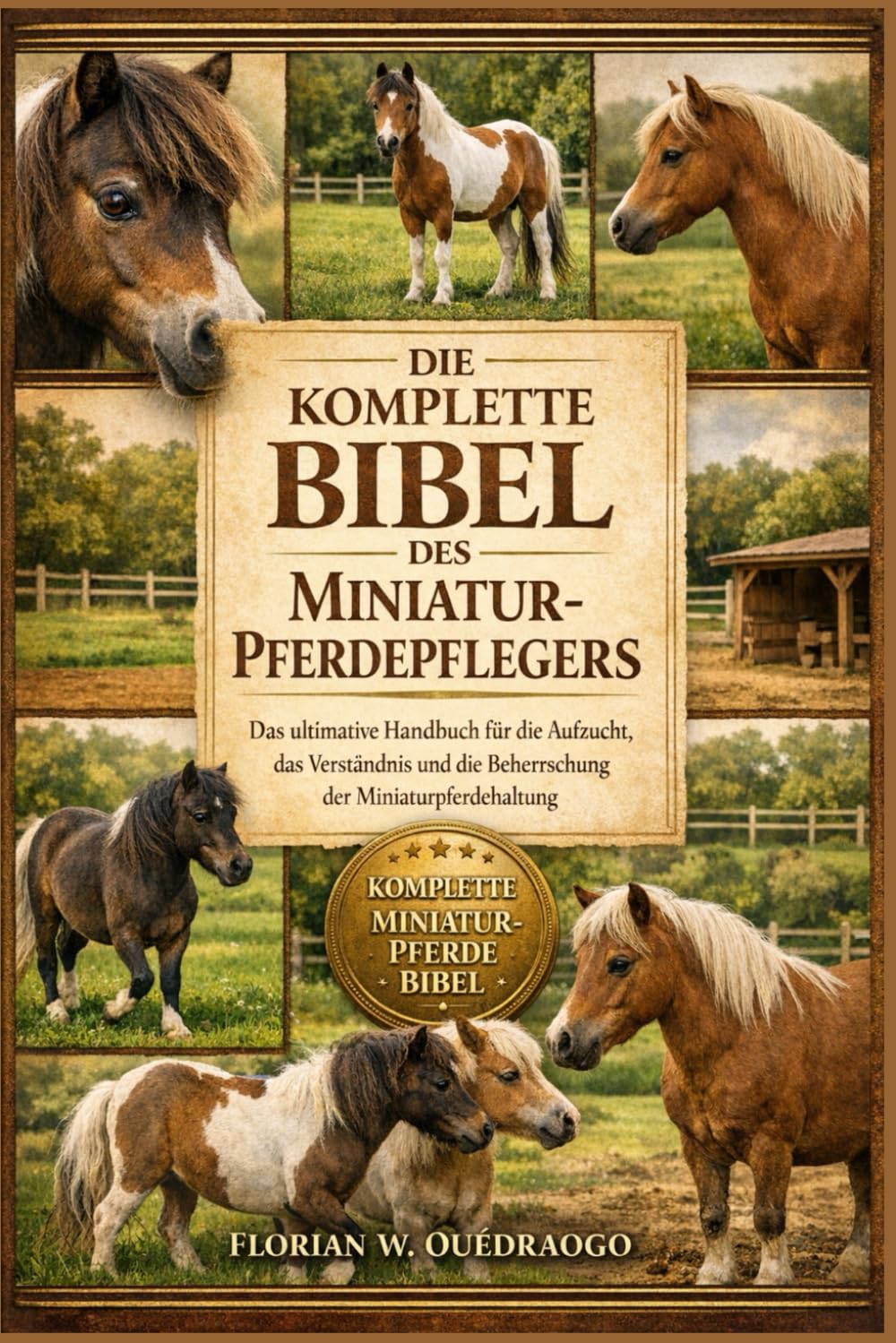 DIE KOMPLETTE BIBEL DES MINIATUR-PFERDEPFLEGERS: Das ultimative Handbuch für die Aufzucht, das Verständnis und die Beherrschung der Miniaturpferdehaltung