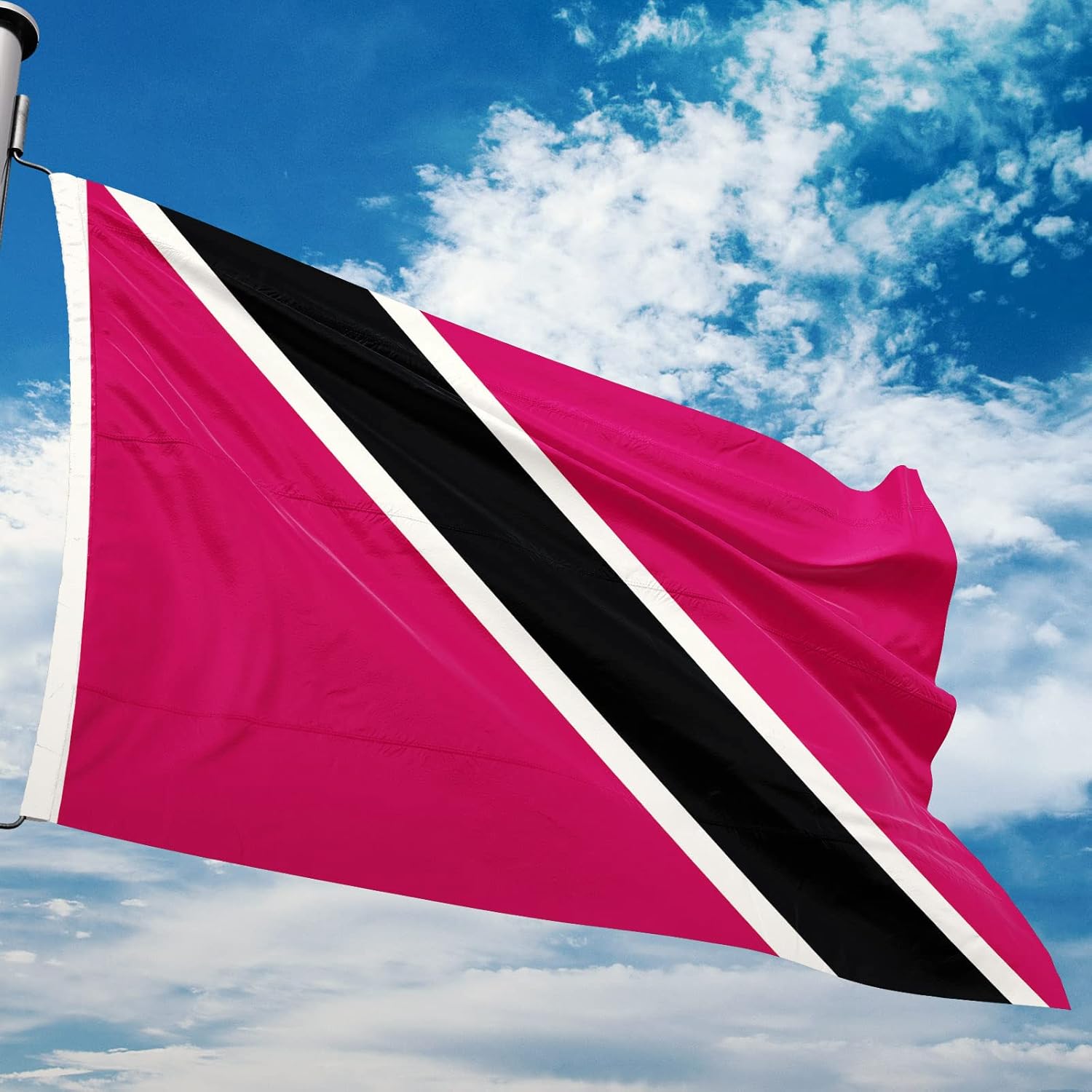 Trinidad and Tobago National Flag Polyester Fiber 3x5 Feet, Bright Colors, Anti-UV Fade, Indoor/Outdoor - Image 2