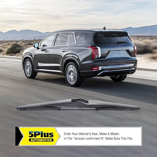 Vista 71 de 5 PLUS® - Limpiaparabrisas trasero de 25.5 cm, repuesto filtro genérico