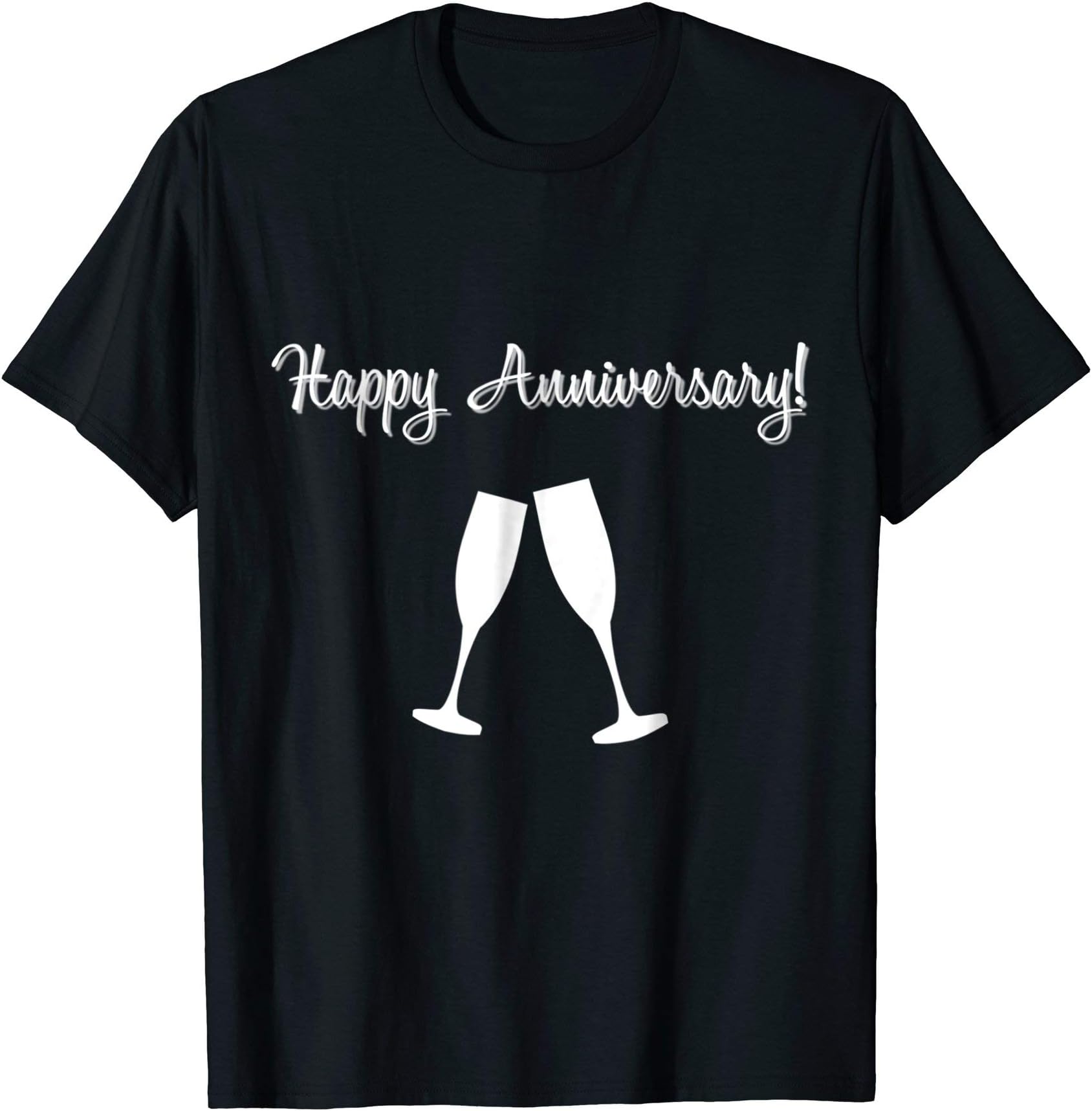 FHFH ApparelHappy Anniversary T-Shirt | Husband and Wife Anniversary Tee T-Shirt