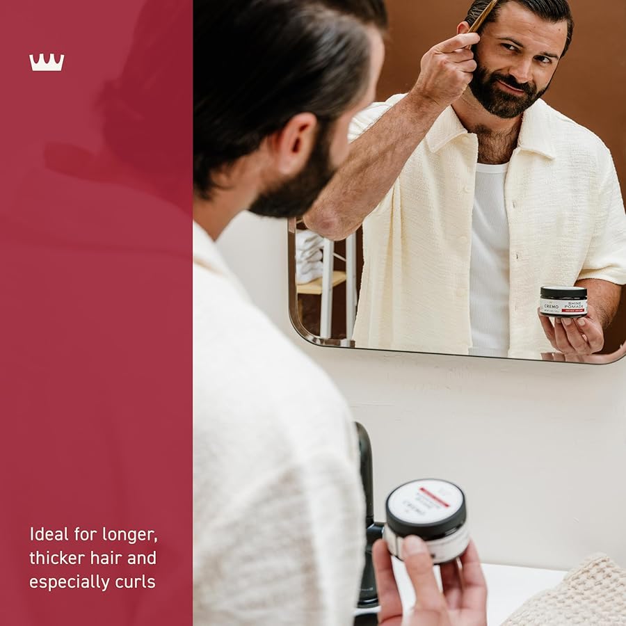 Cremo Hair Pomade for Men - Premium Barber Grade Pomade, High Hold & Shine, Hair Styling, 4 Oz - image 3