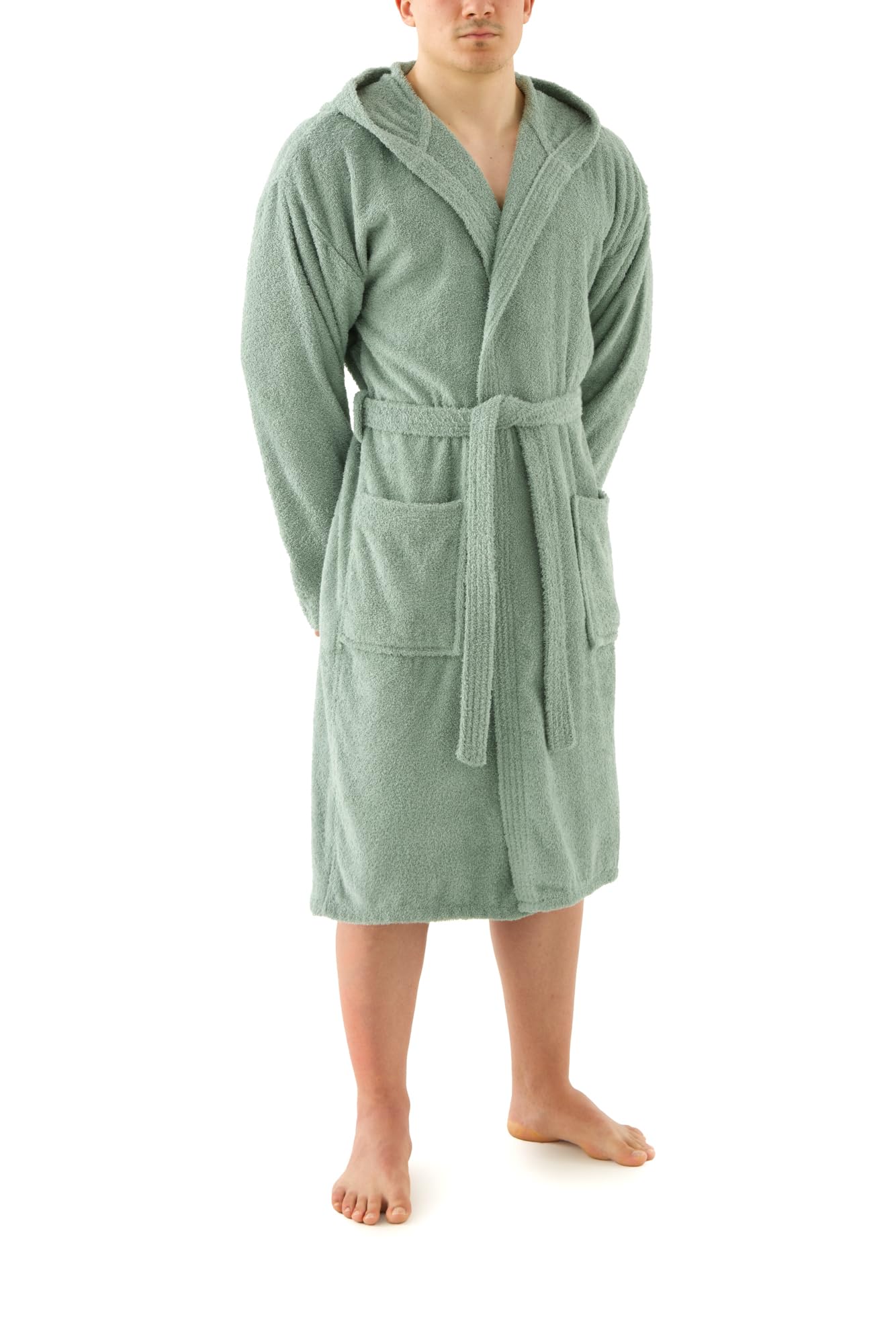 Top Towel - Elegant - Accappatoio per donna e uomo 100% cotone, 500 g/m² - Opzione con cappuccio o senza cappuccio - Morbido e assorbente per doccia, spa e piscina
