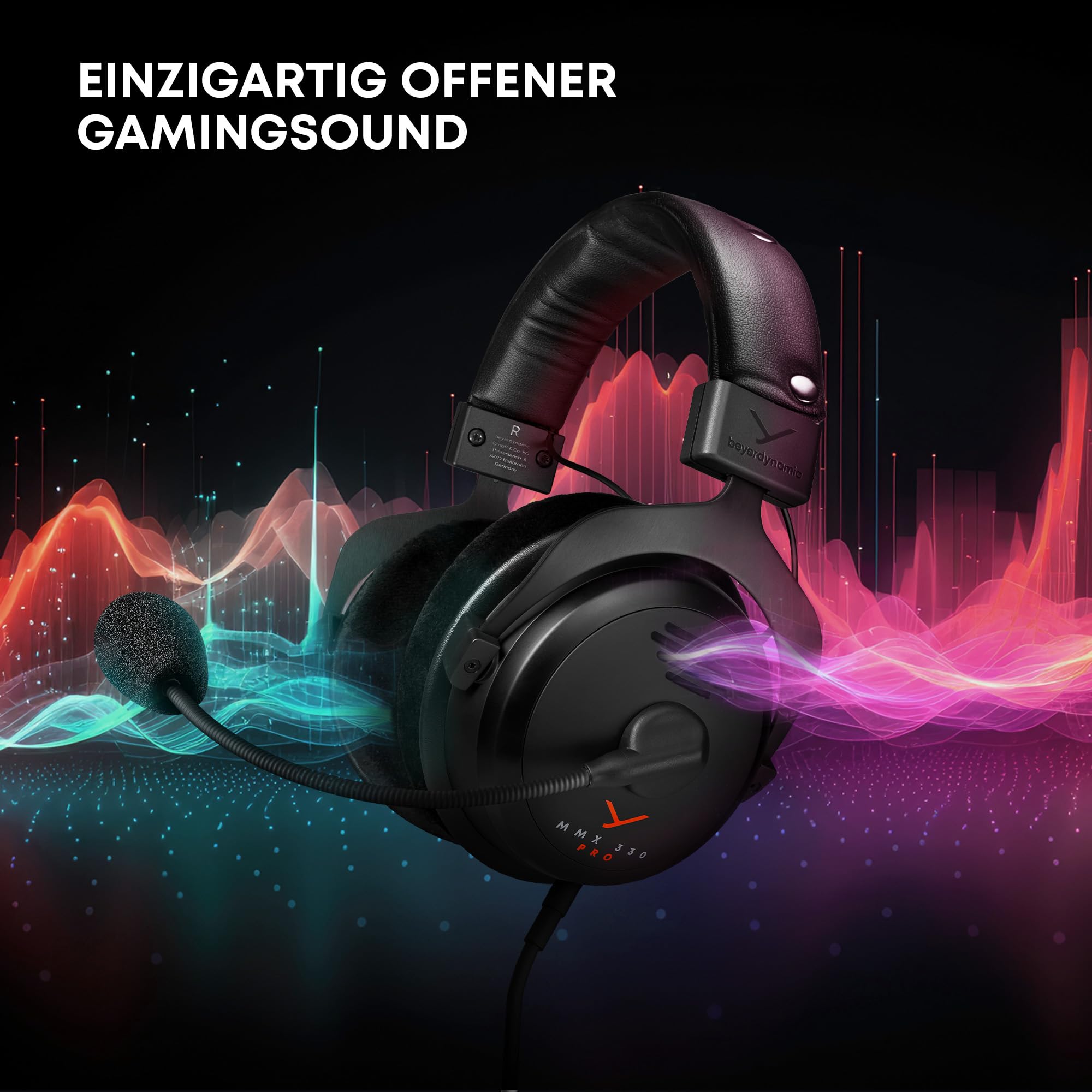Offenes Gaming-Headset mit STELLAR.45-Treiber, Germany Ansicht 2