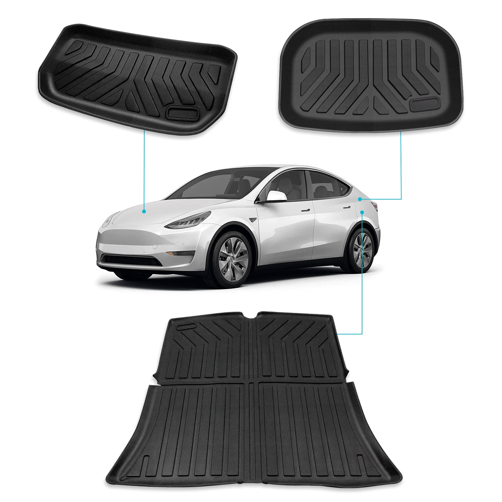 Photo 1 of Rilsen Custom Fit Cargo Liner (Black) for 2020-2023 Tesla Model Y