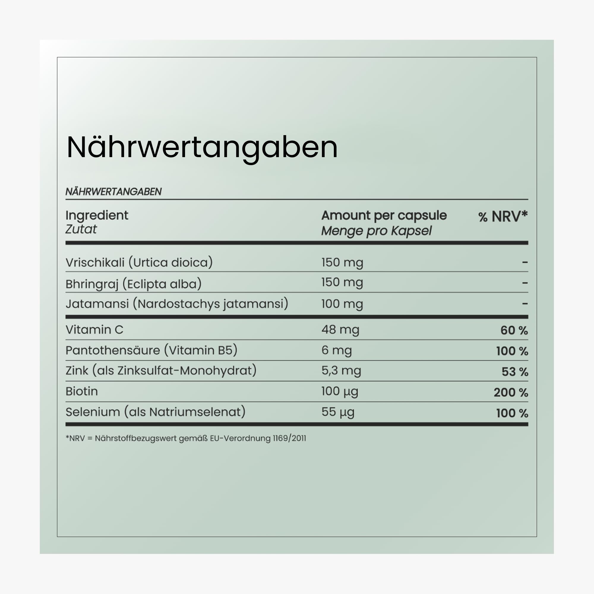 Haarkomplex für Frauen | Patentangemeldetes 360°-Haarsystem | Bei Haarausfall, dünner werdendem Haar & Haarbruch | Ayurveda-Kräuter + Schweizer Vitamine & Mineralstoffe | Vegan | 30 Kapseln