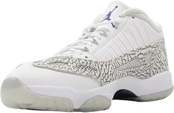 Air Jordan 11 Retro Low, White/Zen Grey/Cement Grey/Cobalt, Size 10 DM