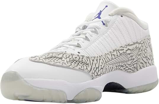 Air Jordan 11 Low ホワイト Amazon.com: Air Jordan 11 Retro Low, White/Zen Grey/Cement