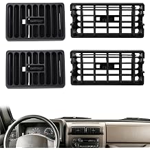 4PCS Dashboard Air Duct Vent AC Heater Louver Outlet Grilles for Jeep