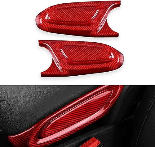 FXETRNL Real Hard Carbon Fiber for MINI F60, Front Armrest Box Trim Covers on Bo