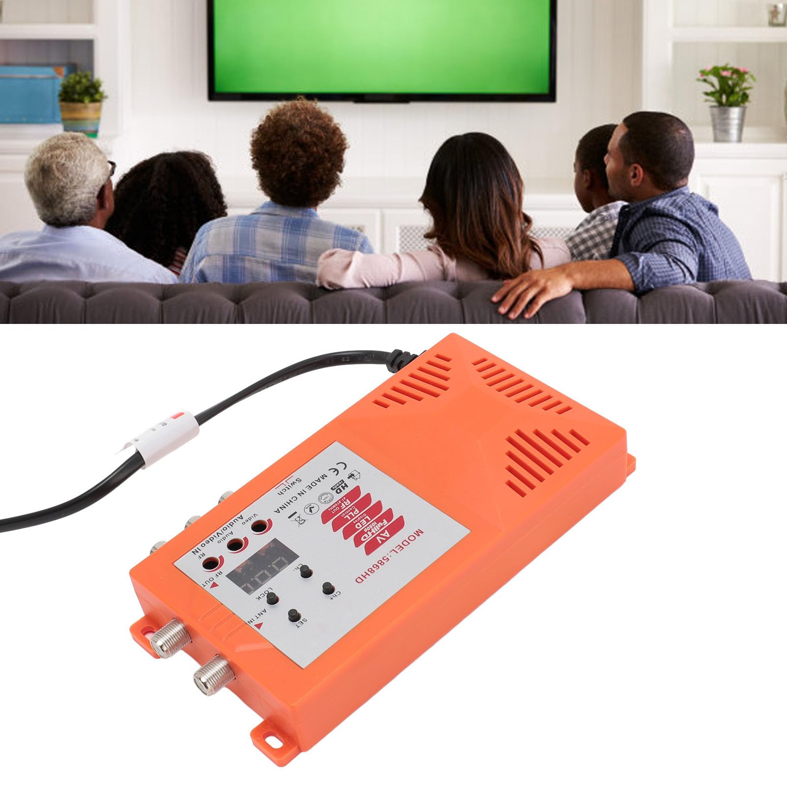 Amazon.com: Zunate HDMI AV to RF Modulator, PAL NTSC HD 1080P