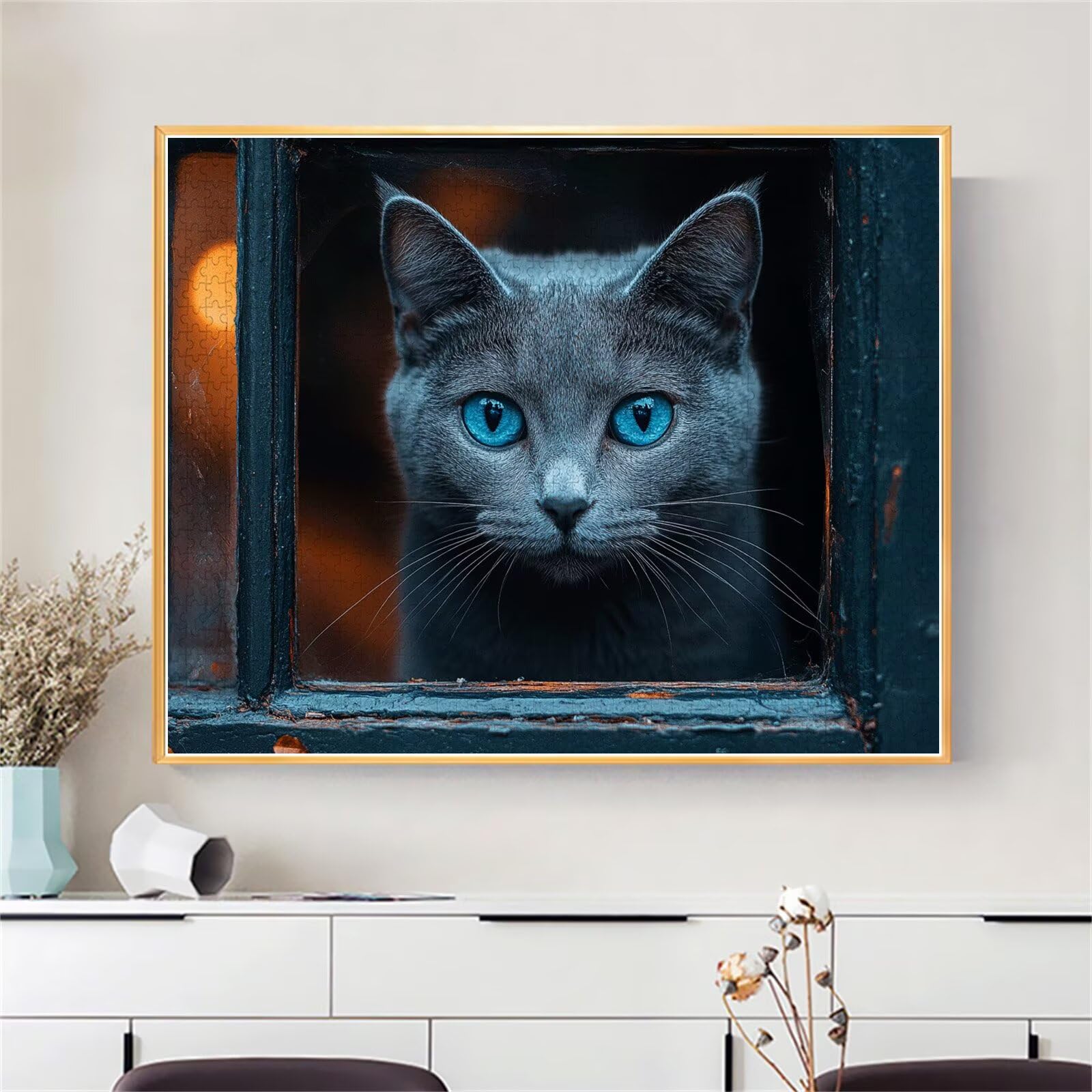Puzzle Erwachsene 2000 Teile Katze Haustier Educa Jigsaw für Kinder ab 8 Jahren Mädchen Jungen, Erwachsene Impossible Klassische Puzzles Schwer, Anspruchsvoll Spielspaß, Als Geschenke 70x99cm t-636