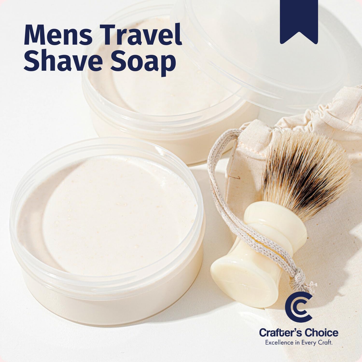 Crafter's Choice Basic Glycerin Melt and Pour Soap Base for Soap Making and DIY Crafting Projects, 10LB Block (White)