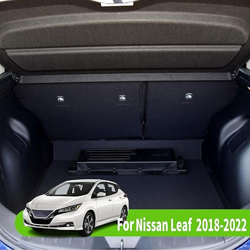 Miniatura 2 de Cubierta de carga para Nissan Leaf 2018 2019 2020 2021 2022 2023 2024 2025 Cubierta de seguridad del maletero trasero Cubierta de seguridad para