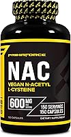 Vista 1 de Primaforce NAC Suplemento vegano de N-acetil L-cisteína (600 mg) 150 cápsulas