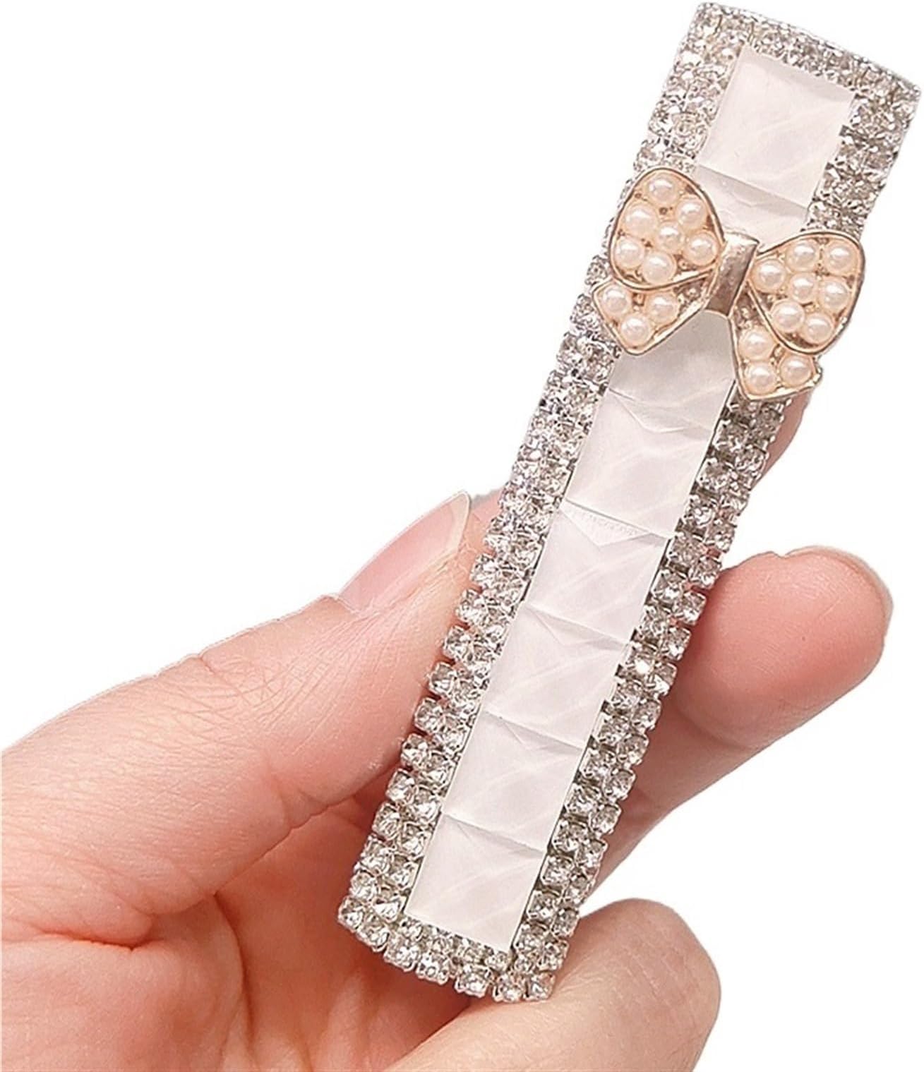 Cute electric lighter, USB rechargeable lighter, thin windproof frameless lighter, plasma lighter, pink mini rhinestone appearance, suitable for ladies and wives.(F)