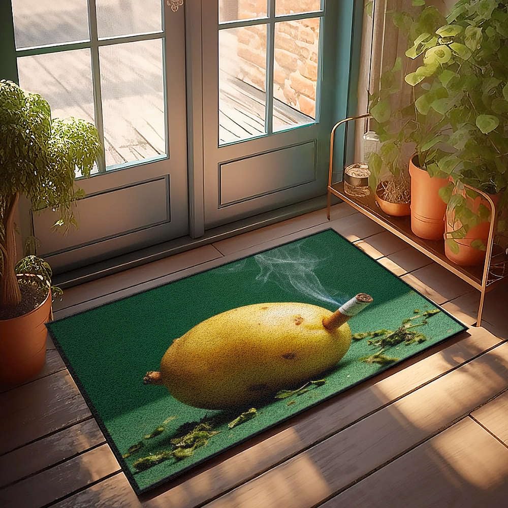 Paillasson automne extérieur de 50x80 cm idéal pour une décoration de bar décalée