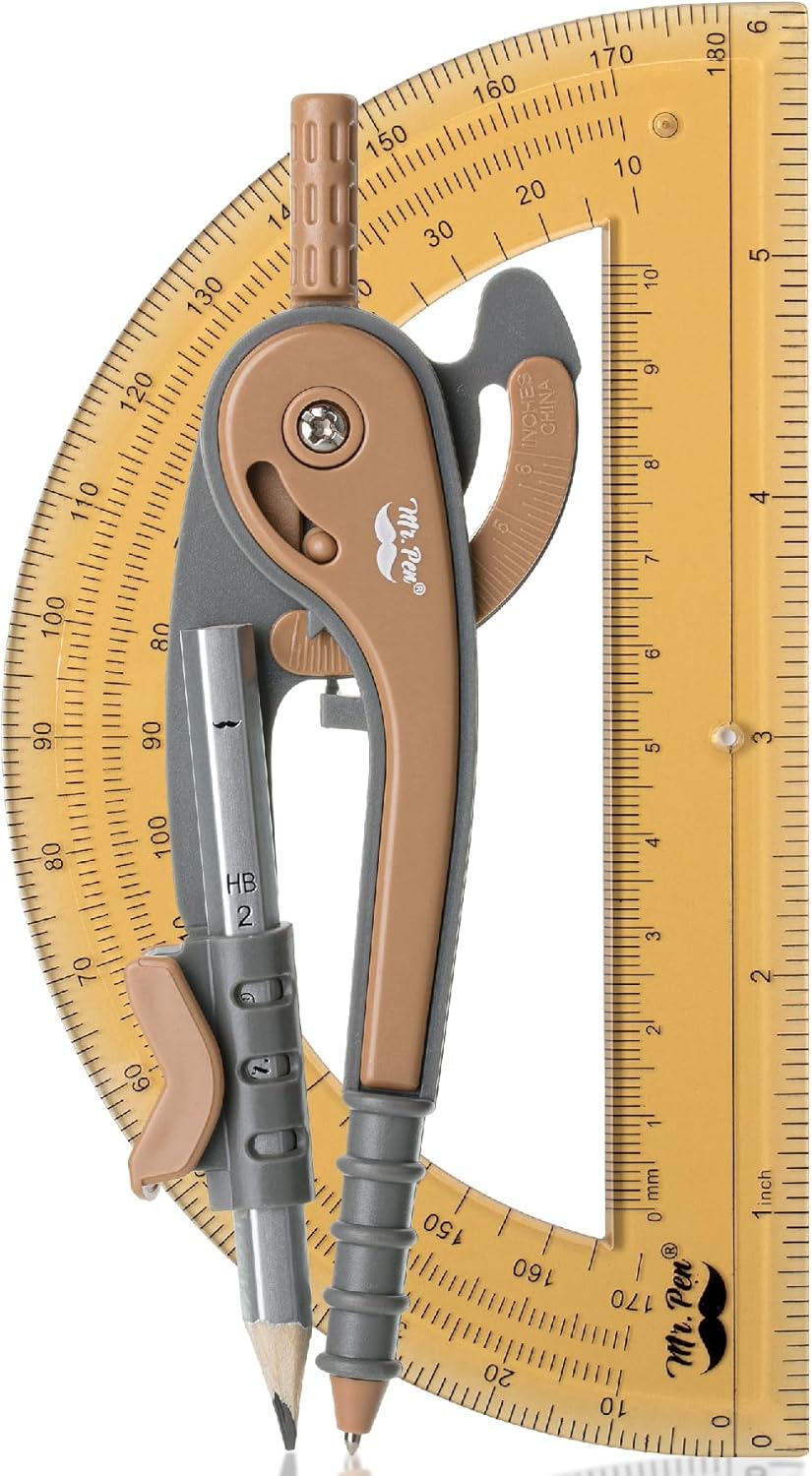 Mr. Pen- Compass and Protractor Set, Math Compass Sri Lanka | Ubuy
