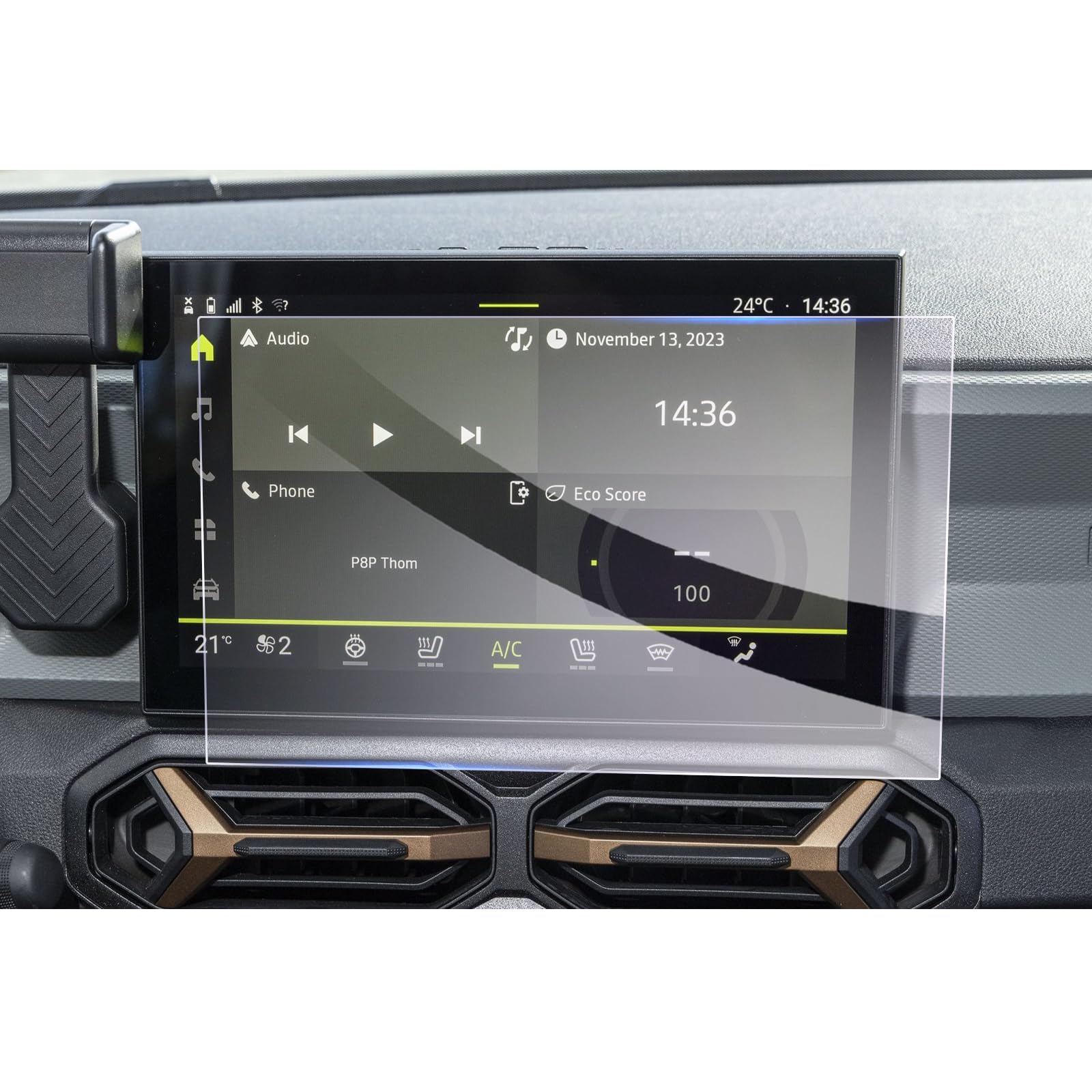 Compatibile con Dacia for Spring for Electric 2020 2021 2022 Pellicola Protettiva per Display da 7 Pollici per Auto GPS LCD Media Screens Pellicola Protettiva