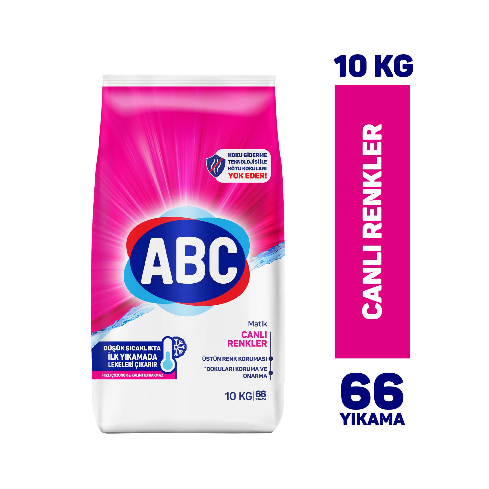 ABC DETERJAN Matik Canlı Renkler 10 Kg
