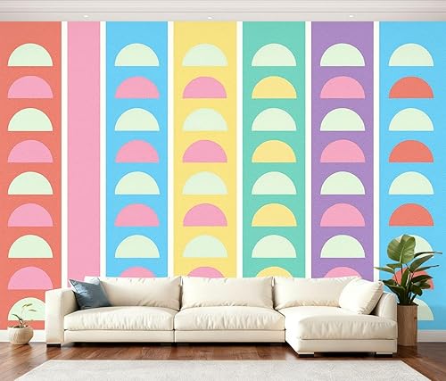 Miniatura 10 de Mural mural de pared vintage para despegar y pegar, radio de pared Boombox, papel tapiz de los años 80, autoadhesivo, extraíble, calcomanías de