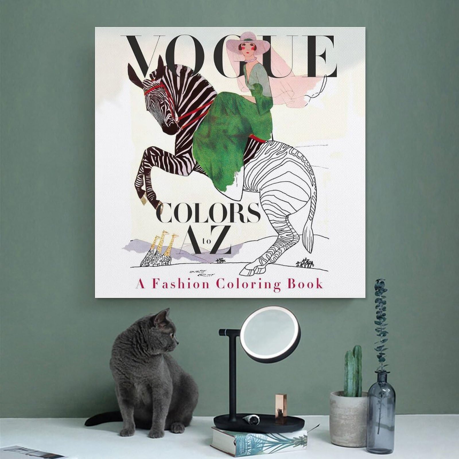 VOGUE 壁掛け カバーアート ヴォーグ パネル インテリア ヴィンテージ