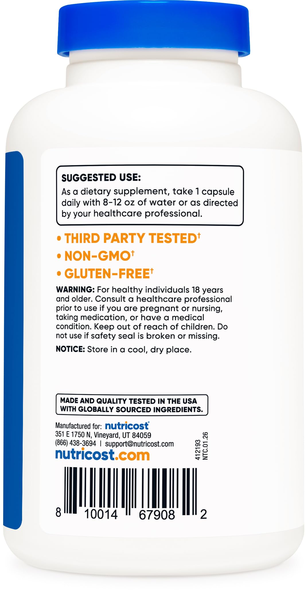 cvs acetyl l carnitine Amazon.com: Nutricost Acetyl L-Carnitine 500mg, 180 Capsules