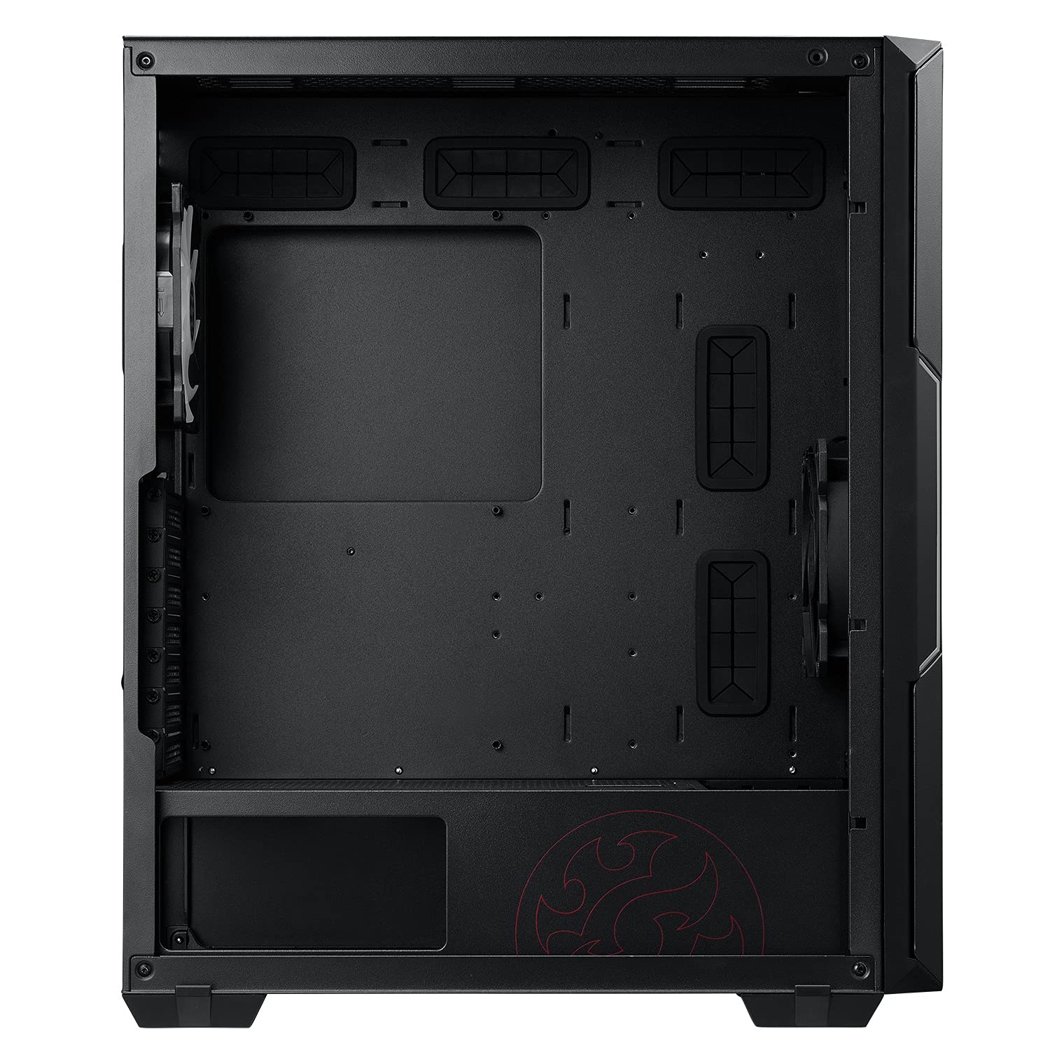 ADATA XPG STARKER AIR Mid-Tower ATX PC obudowa z przednim panelem siatkowym i efektem świetlnym ARGB czarna (STARKERAIR-BKCWW)