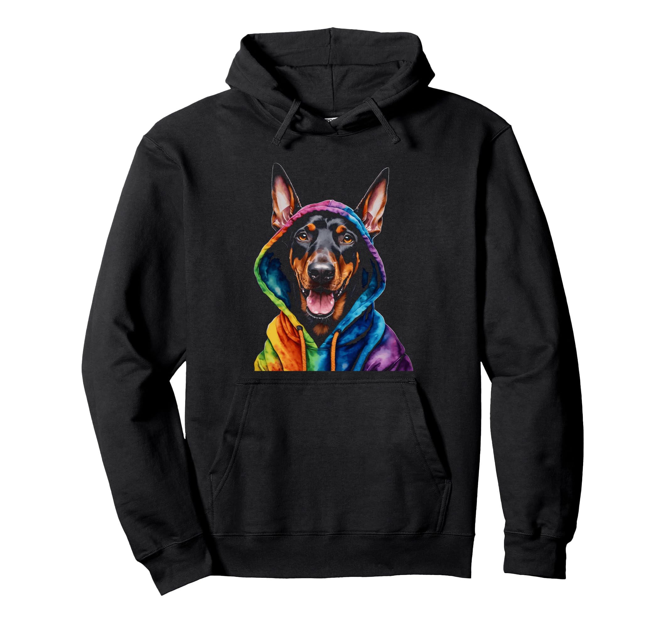 Amazon | ドーベルマン、パーカー、犬、カラフル、面白い、動物