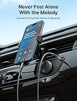 Vista 5 de JSAUX Cable USB C a conector auxiliar de audio de 0.138 in de 3.3 pies, USB tipo C a 0.138 in para auriculares estéreo de automóvil, compatible