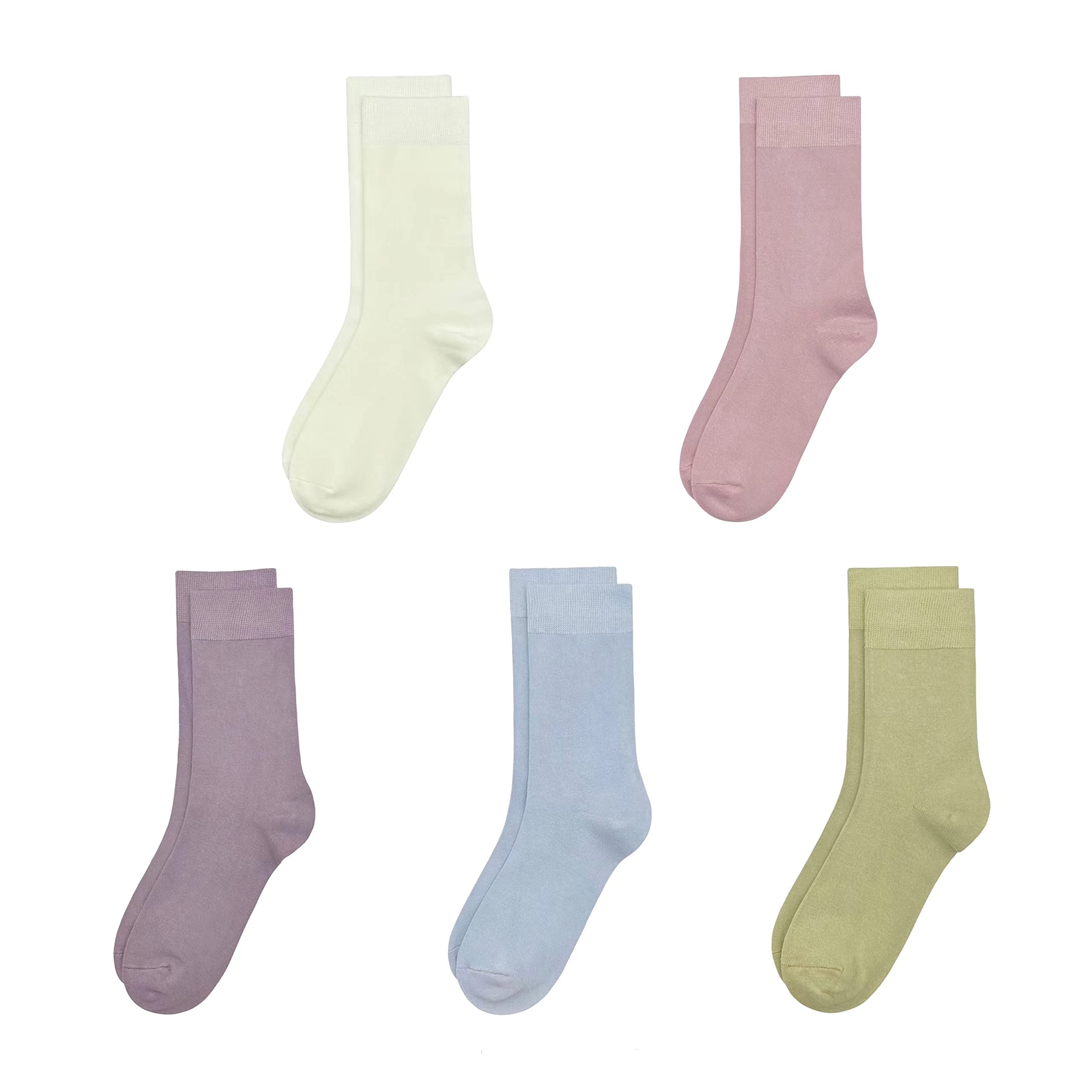 SERISIMPLE Viscose Bamboo Kids Crew Socks