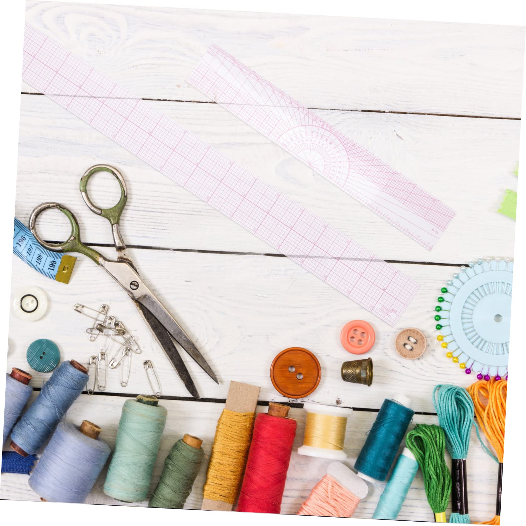 ARTIBETTER Conjunto Reglas Curvas Transparentes Para Costura Y Patronaje Reglas Plásticas Multiusos Con Precisa Para Confección Y Diy 4 Piezas X 5